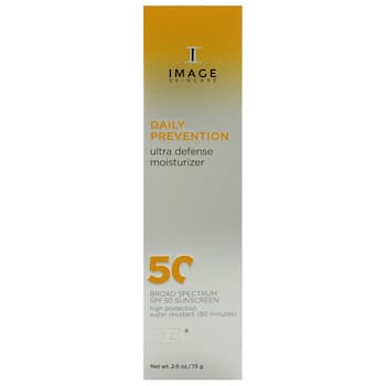 Image Daily Prevention Ultra Defense Moisturizer SPF 50 by Image for Unisex - 2.6 oz Sunscreen - # - 2.6 Image Daily Prevention Ultra Defense Moisturizer SPF 50 by Image for Unisex - 2.6 oz Sunscreen - # - 2.6