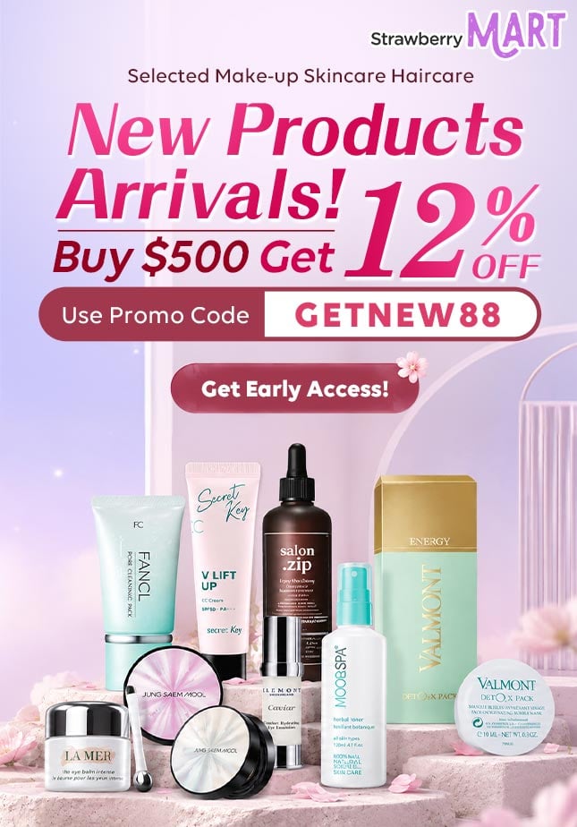New Products Arrivals Spend $500 get 12% Off